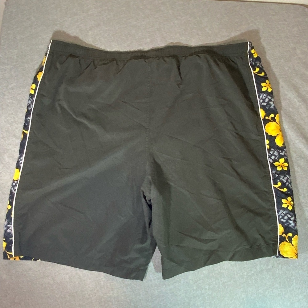 Speedo Hibiscus Swim Trunks Mens XL Tropical Board Shorts - Picture 2 of 10